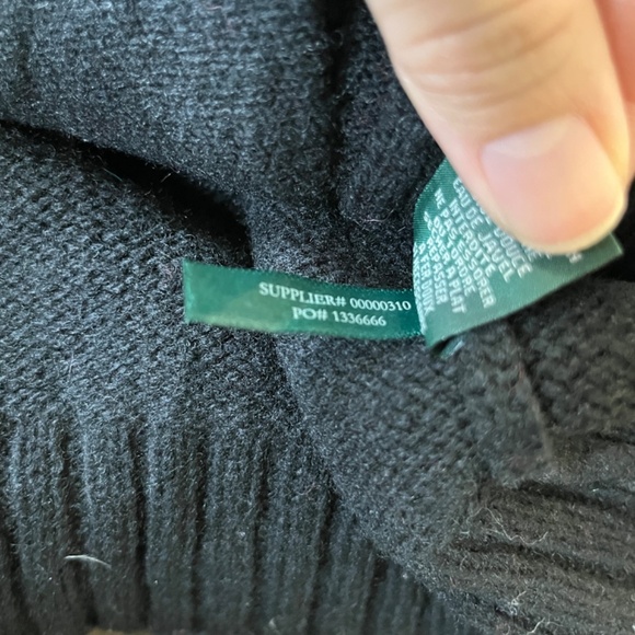 Polo Ralph Lauren Aztec Lambswool Blend Zip Sweater - Women's Size Petite Small - Picture 5 of 9